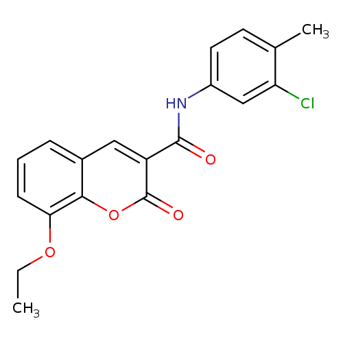 N-(3-chloro-4-methylphenyl)-8-ethoxy-2-oxo-2H-chromene-3-carboxamide
