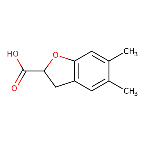 5,6-Dimethyl-2,3-dihydrobenzofuran-2-carboxylic acid