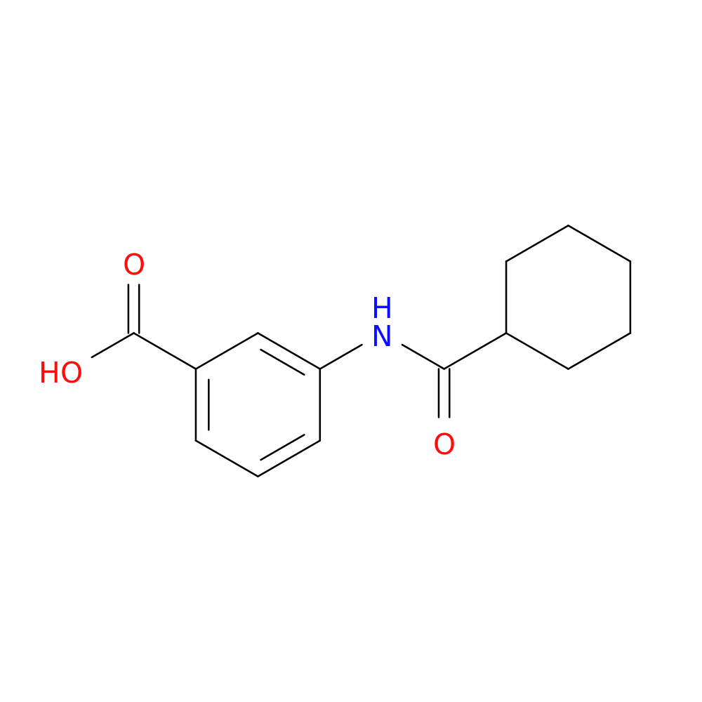 3-[(Cyclohexylcarbonyl)amino]benzoic acid