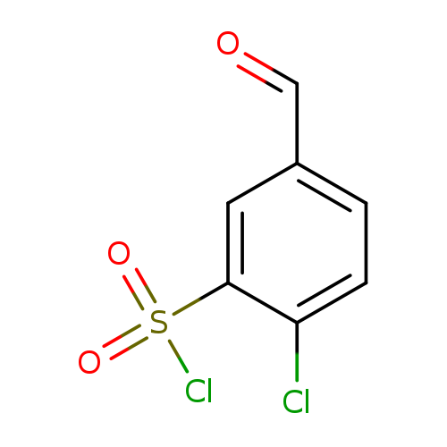 2-chloro-5-formylbenzene-1-sulfonylchloride