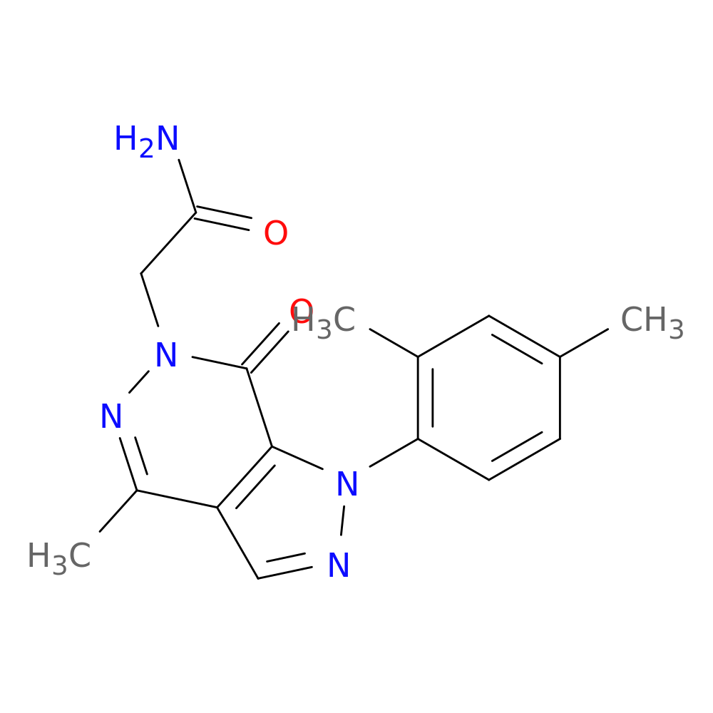 2-[1-(2,4-dimethylphenyl)-4-methyl-7-oxo-1H,6H,7H-pyrazolo[3,4-d]pyridazin-6-yl]acetamide