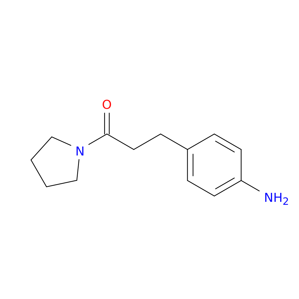 3-(4-Aminophenyl)-1-(pyrrolidin-1-yl)propan-1-one