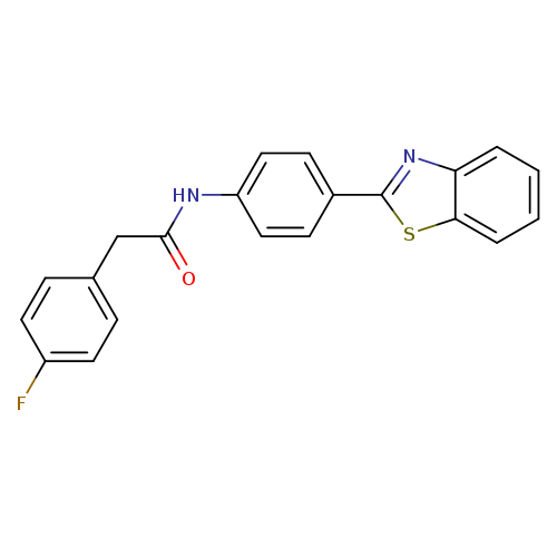 N-[4-(1,3-benzothiazol-2-yl)phenyl]-2-(4-fluorophenyl)acetamide