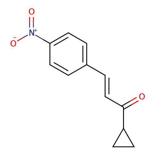 (2E)-1-cyclopropyl-3-(4-nitrophenyl)prop-2-en-1-one
