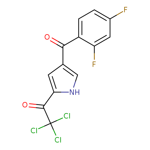 2,2,2-trichloro-1-[4-(2,4-difluorobenzoyl)-1H-pyrrol-2-yl]ethan-1-one