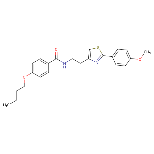 4-butoxy-N-{2-[2-(4-methoxyphenyl)-1,3-thiazol-4-yl]ethyl}benzamide