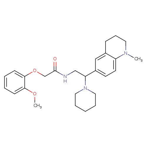 2-(2-methoxyphenoxy)-N-[2-(1-methyl-1,2,3,4-tetrahydroquinolin-6-yl)-2-(piperidin-1-yl)ethyl]acetamide