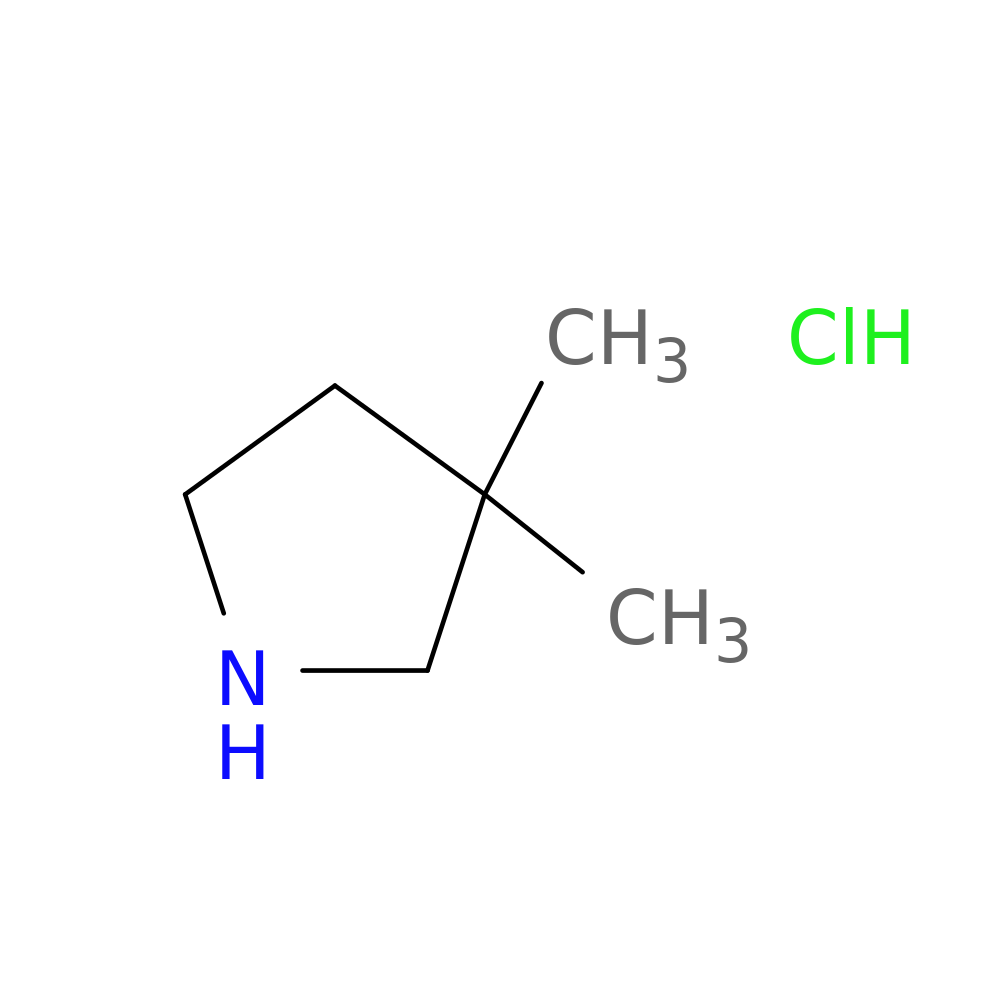 3,3-Dimethylpyrrolidine hydrochloride