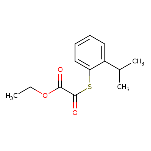 Ethyl 2-((2-isopropylphenyl)thio)-2-oxoacetate