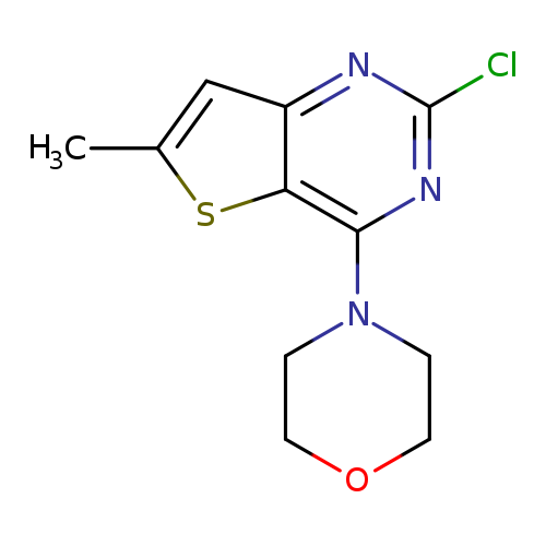4-(2-chloro-6-methylthieno[3,2-d]pyrimidin-4-yl)morpholine
