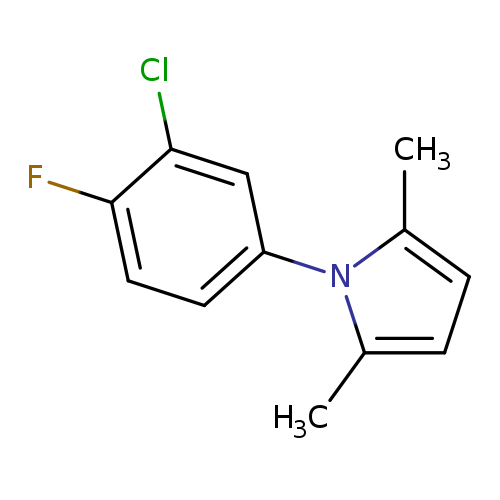 1-(3-Chloro-4-fluorophenyl)-2,5-dimethyl-1H-pyrrole