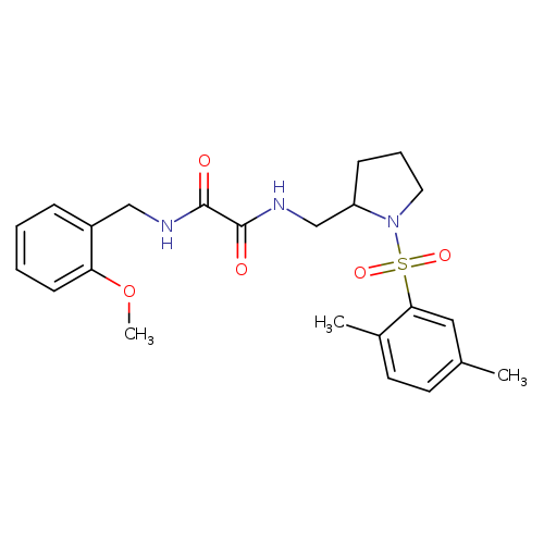N-{[1-(2,5-dimethylbenzenesulfonyl)pyrrolidin-2-yl]methyl}-N'-[(2-methoxyphenyl)methyl]ethanediamide