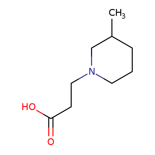 3-(3-Methylpiperidin-1-yl)propanoic acid
