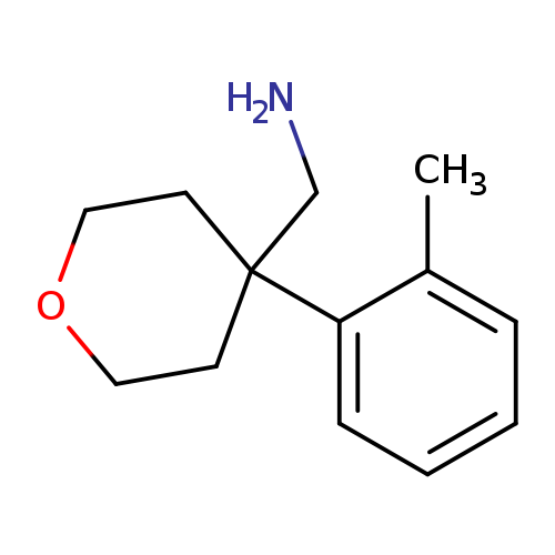 [4-(2-methylphenyl)oxan-4-yl]methanamine
