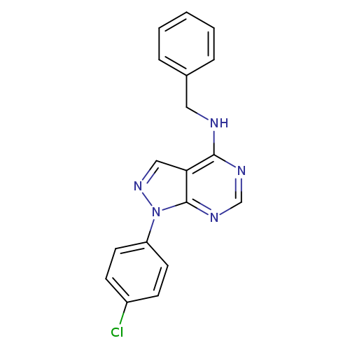 N-benzyl-1-(4-chlorophenyl)-1H-pyrazolo[3,4-d]pyrimidin-4-amine