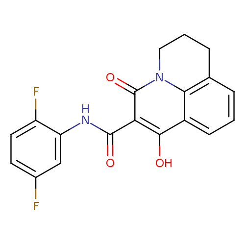 N-(2,5-difluorophenyl)-4-hydroxy-2-oxo-1-azatricyclo[7.3.1.0^{5,13}]trideca-3,5(13),6,8-tetraene-3-carboxamide