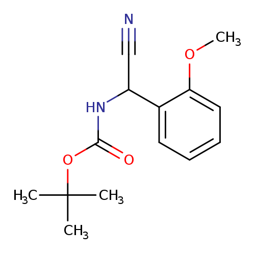 tert-Butyl (cyano(2-methoxyphenyl)methyl)carbamate