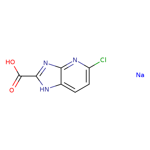 5-chloro-3H-imidazo[4,5-b]pyridine-2-carboxylic acid sodium salt