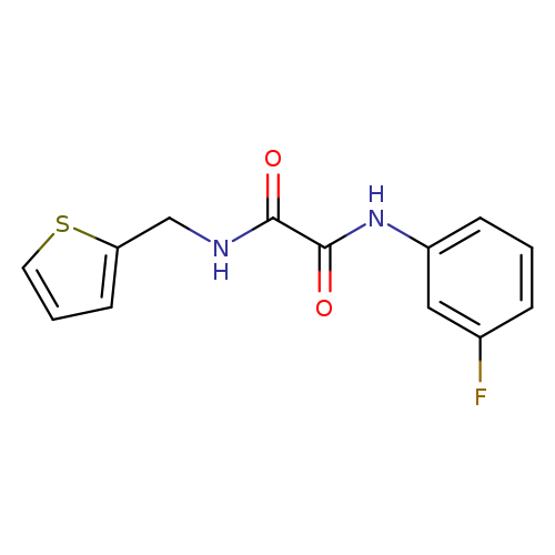 N'-(3-fluorophenyl)-N-[(thiophen-2-yl)methyl]ethanediamide