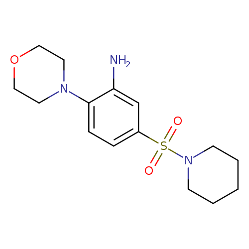 2-(morpholin-4-yl)-5-(piperidine-1-sulfonyl)aniline