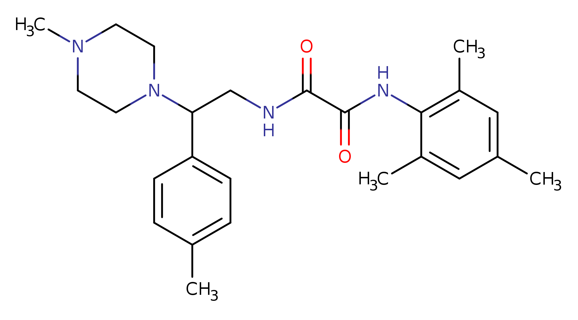 N'-[2-(4-methylphenyl)-2-(4-methylpiperazin-1-yl)ethyl]-N-(2,4,6-trimethylphenyl)ethanediamide