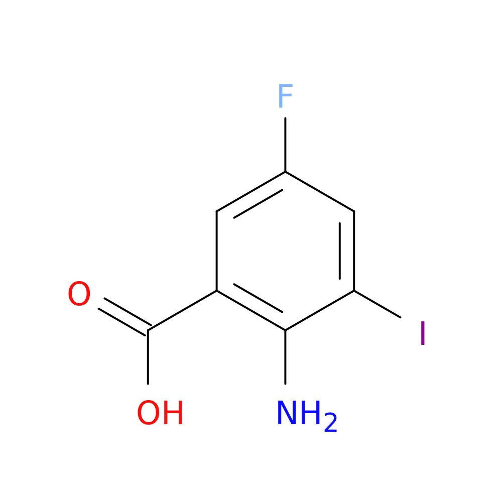 2-amino-5-fluoro-3-iodobenzoic acid