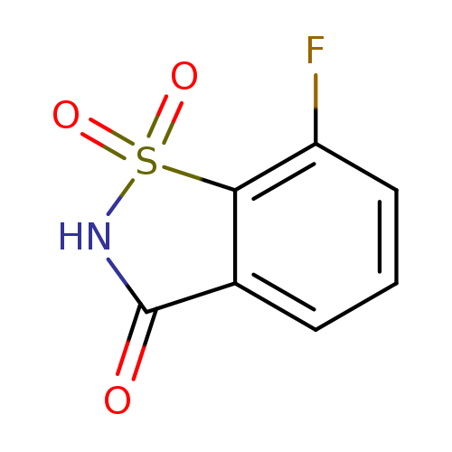 7-fluoro-2,3-dihydro-1lambda6,2-benzothiazole-1,1,3-trione