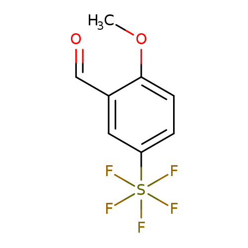 2-Methoxy-5-(pentafluorosulfur)benzaldehyde