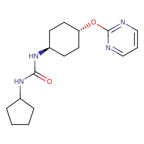 3-cyclopentyl-1-[(1r,4r)-4-(pyrimidin-2-yloxy)cyclohexyl]urea