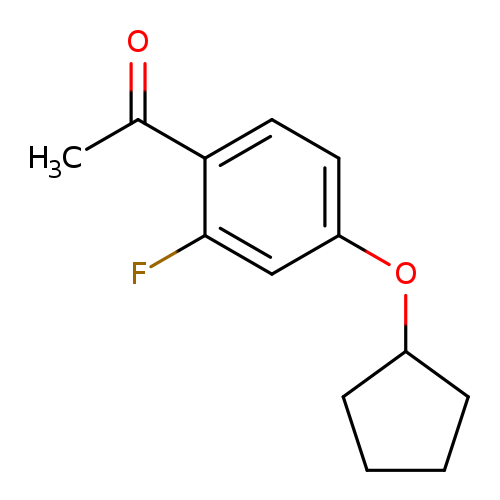 4'-Cyclopentyloxy-2'-fluoroacetophenone