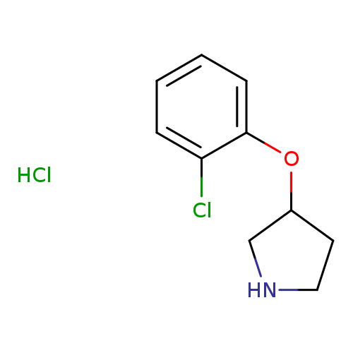 3-(2-Chlorophenoxy)pyrrolidine hydrochloride