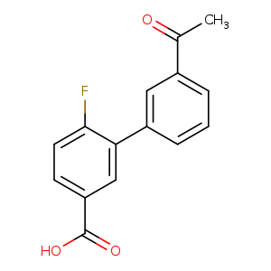 3-(3-Acetylphenyl)-4-fluorobenzoic acid