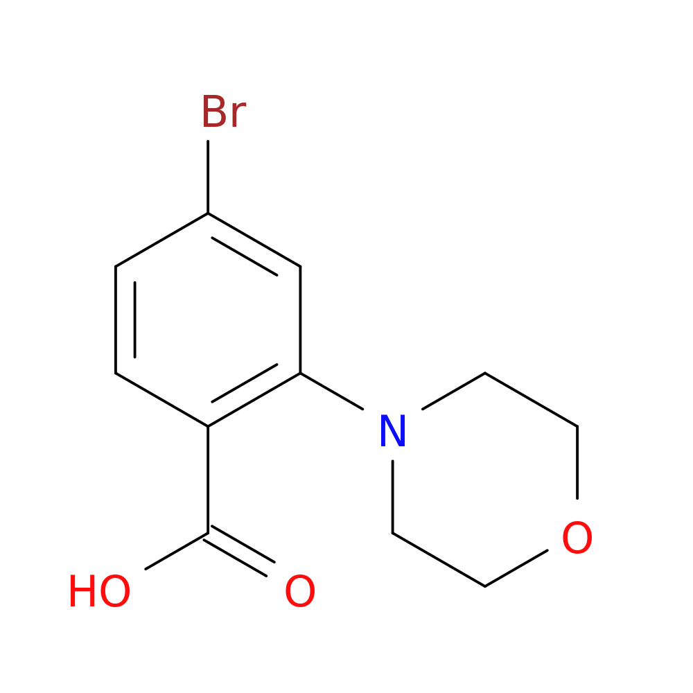4-Bromo-2-morpholinobenzoic acid
