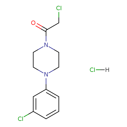 2-chloro-1-[4-(3-chlorophenyl)piperazin-1-yl]ethan-1-one hydrochloride