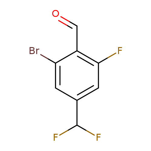 2-bromo-4-(difluoromethyl)-6-fluorobenzaldehyde
