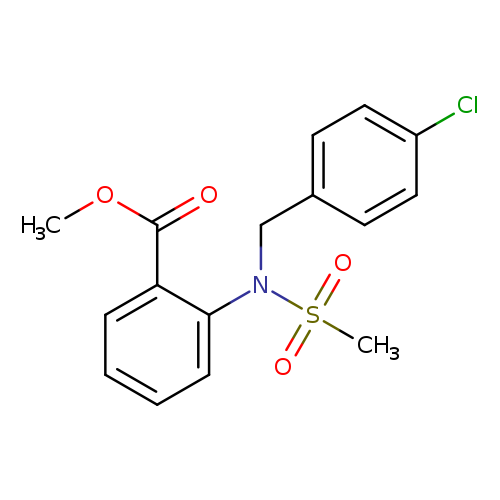 2-[(4-Chloro-benzyl)-methanesulfonyl-amino]-benzoic acid methyl ester
