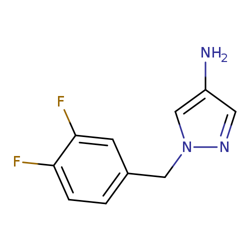 1-[(3,4-difluorophenyl)methyl]-1H-pyrazol-4-amine