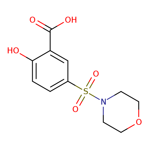2-Hydroxy-5-(morpholinosulfonyl)benzoic acid