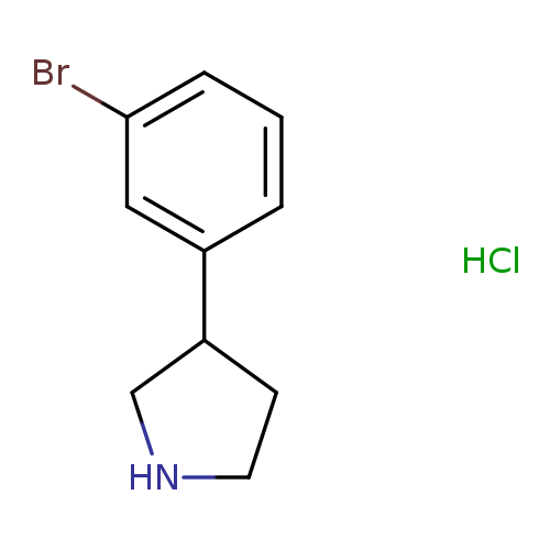 3-(3-Bromophenyl)pyrrolidine hydrochloride