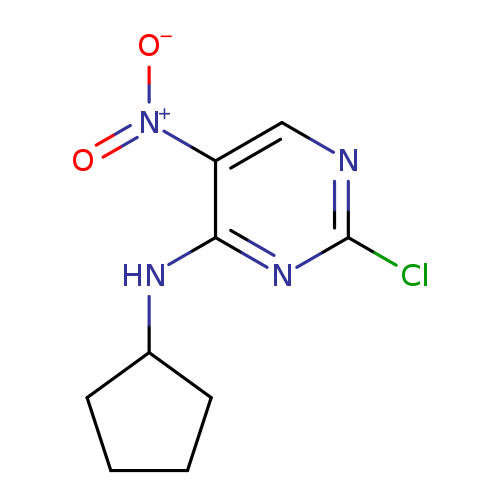 2-Chloro-N-cyclopentyl-5-nitropyrimidin-4-amine