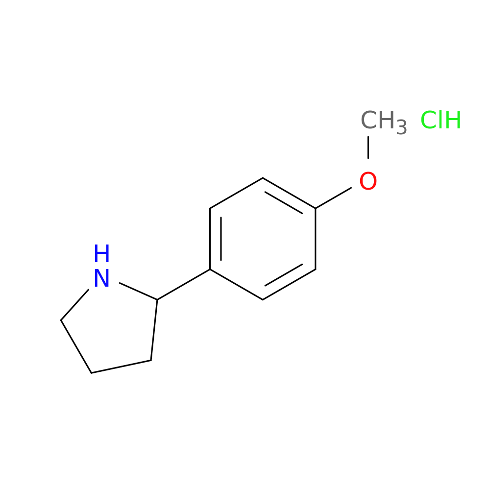 2-(4-Methoxyphenyl)pyrrolidine hydrochloride