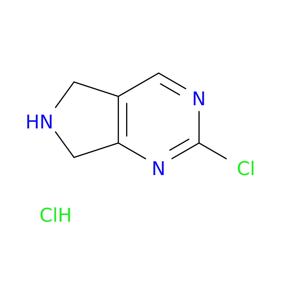 2-Chloro-6,7-dihydro-5H-pyrrolo[3,4-d]pyrimidine hydrochloride