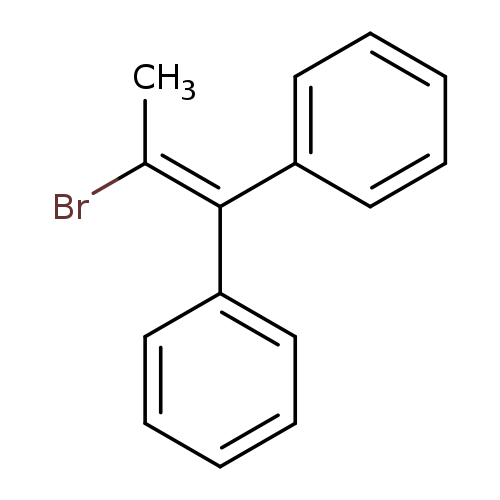 Benzene, 1,1'-(2-bromo-1-propenylidene)bis-