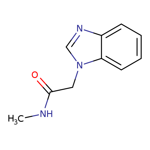 1-Benzimidazoleacetamide,N-methyl-(6CI)