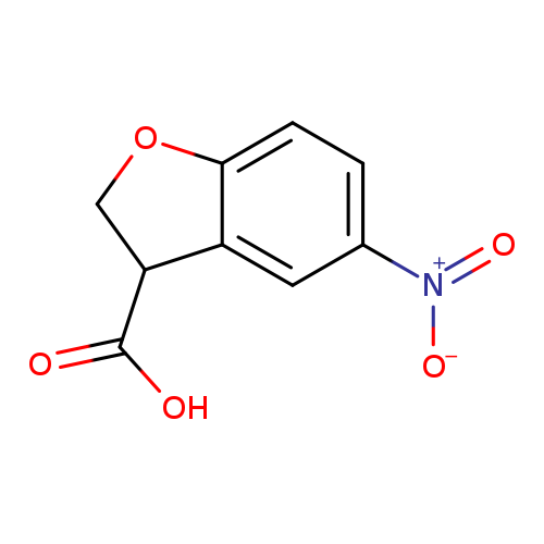 5-nitro-2,3-dihydro-1-benzofuran-3-carboxylic acid