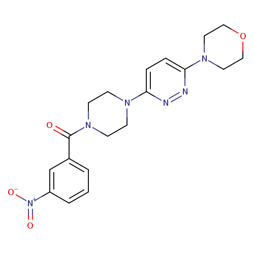 4-{6-[4-(3-nitrobenzoyl)piperazin-1-yl]pyridazin-3-yl}morpholine