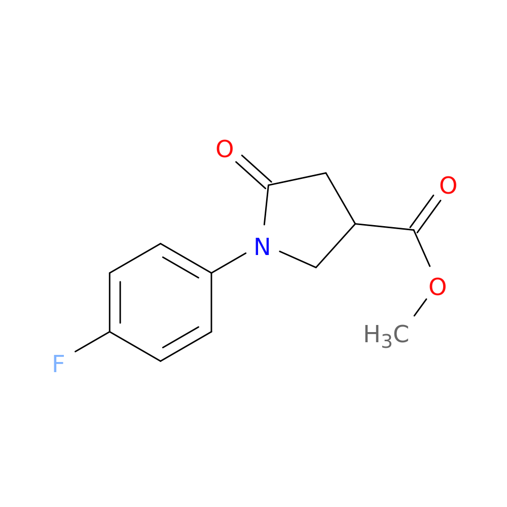 Methyl 1-(4-fluorophenyl)-5-oxopyrrolidine-3-carboxylate