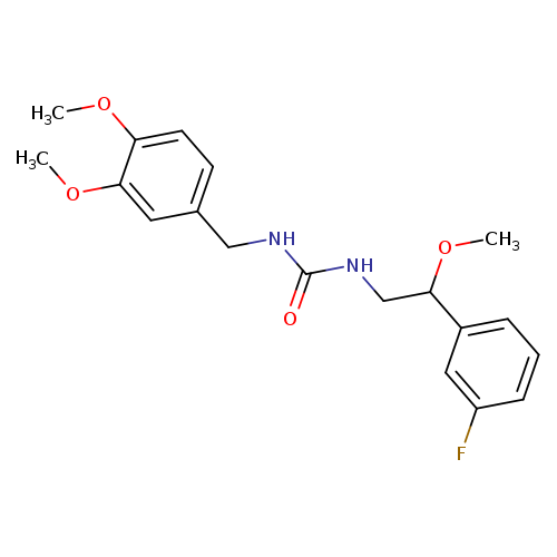 3-[(3,4-dimethoxyphenyl)methyl]-1-[2-(3-fluorophenyl)-2-methoxyethyl]urea