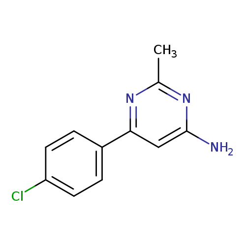 6-(4-chlorophenyl)-2-methylpyrimidin-4-amine