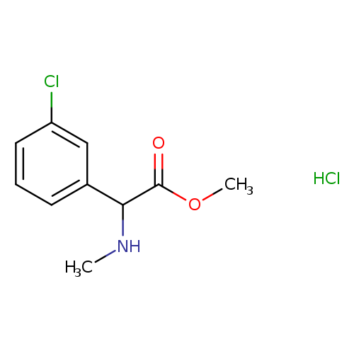 methyl2-(3-chlorophenyl)-2-(methylamino)acetatehydrochloride